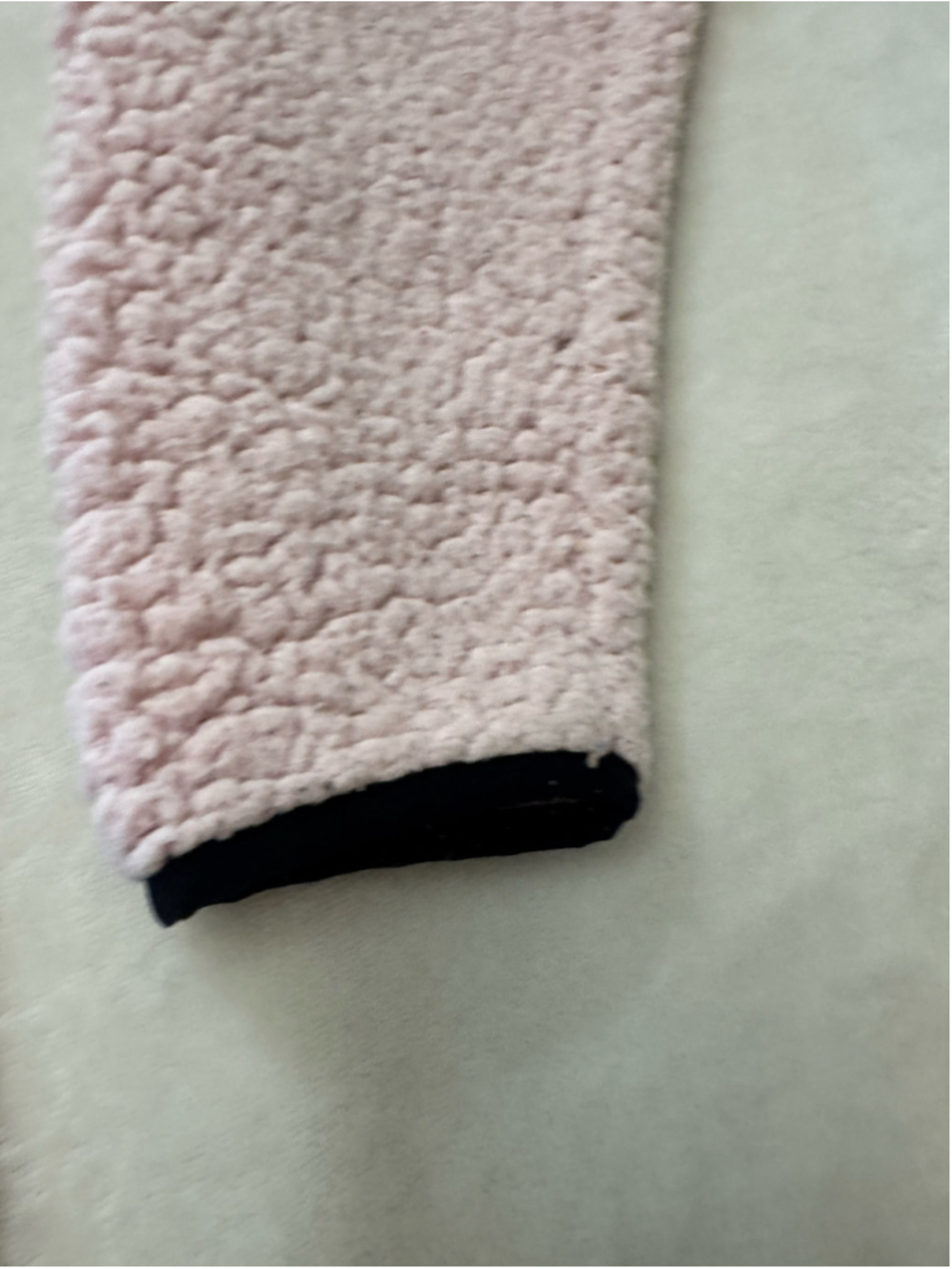 Women's Victoria's Secret PINK Sherpa Quarter-Zip Sweatshirt Pink Size M - Picture 5 of 7